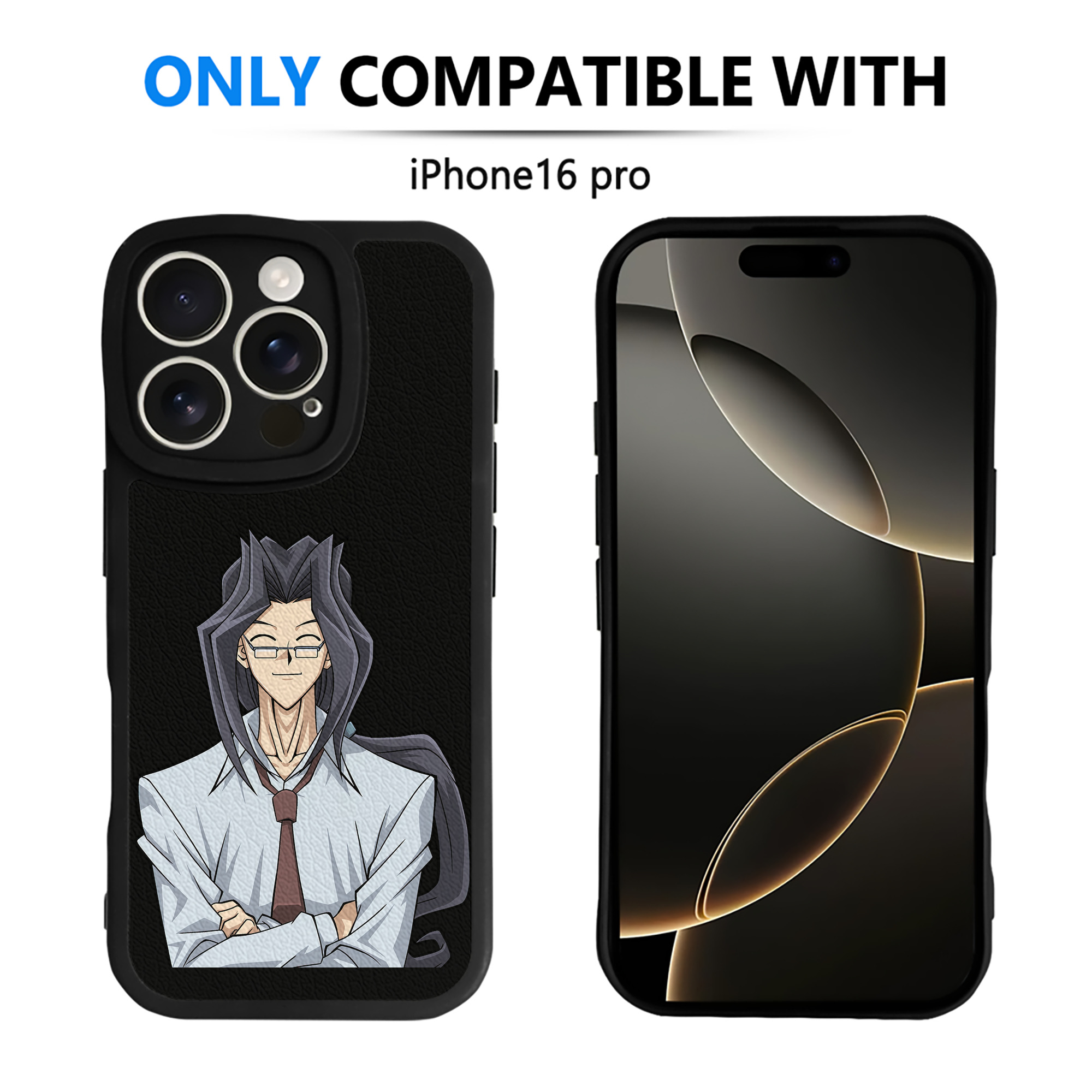 遊☆戯☆王 Yu-Gi-Oh! 【iPhone 16シリーズ対応】シリコンスマホケース（レザー調） 材質：シリコン